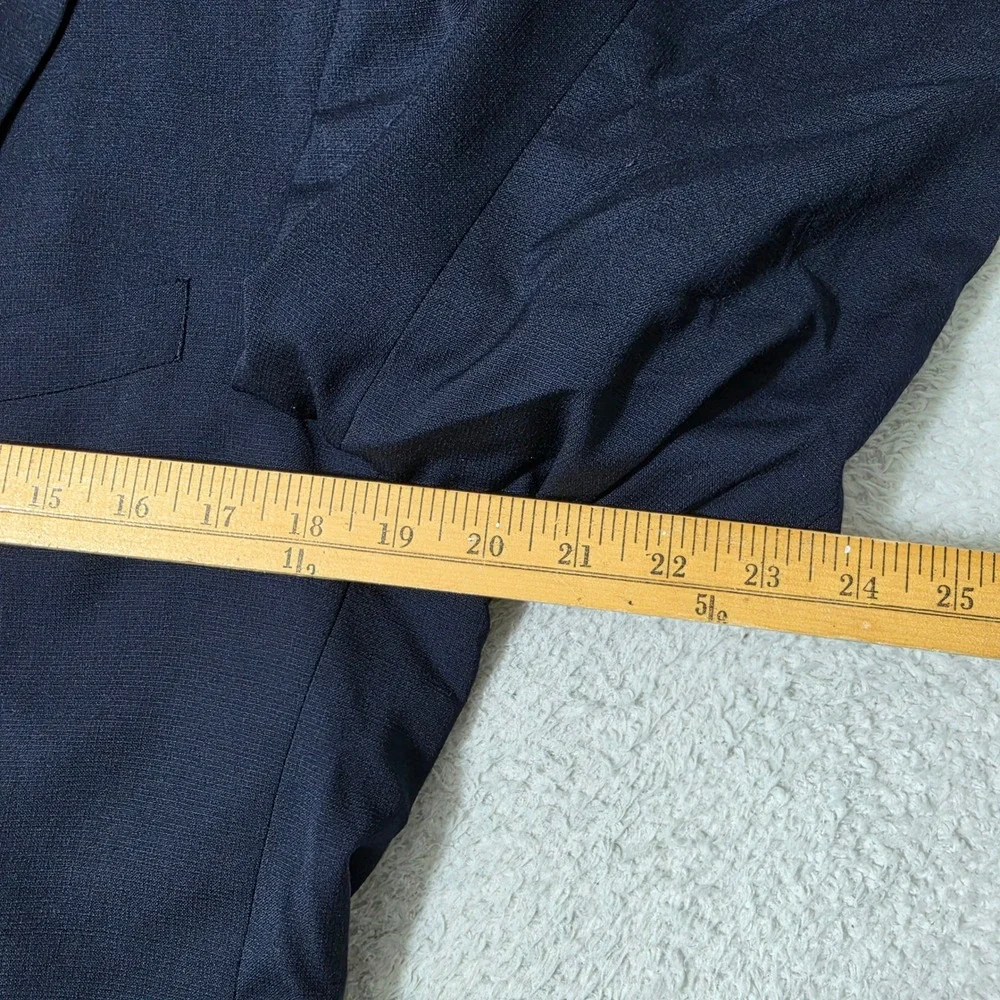 Jos. A. Bank Wool Brrr Nylon Blazer Mens 38 Long Navy Blue 1905 Tailored Stretch